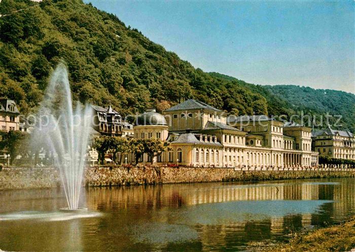 Bad Ems Kursaal mit Kurhaus Fontaene
