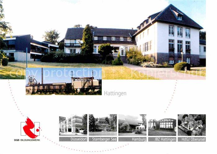 Hattingen Ruhr DGB Bildungswerk Gebaeude Bildungszentren bundesweit