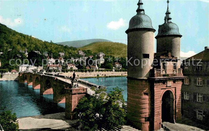 Heidelberg Neckar Alte Bruecke Brueckentor