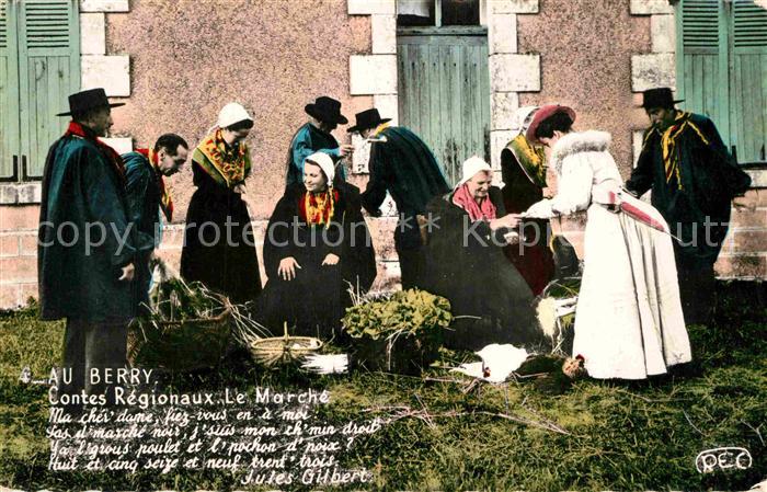 Berry Region Contes Renionaux le Marche Groupe Folklorique Les Trois Trefles de