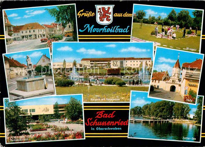 Bad Schussenried Brunnen Minigolf Zellersee Toerle Kurpark Sanatorium