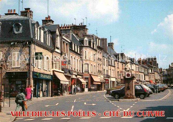 Villedieu-les-Poeles Cite du Cuivre Place de la Republique