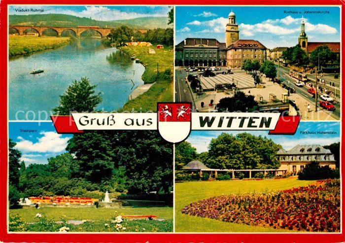 Witten Ruhr Viadukt Rathaus Johanniskirche Stadtpark