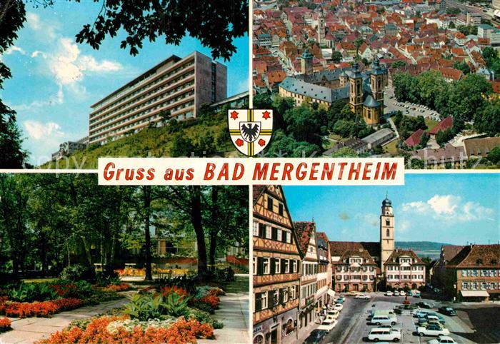 Mergentheim Bad Kurklinik Kurpark Kirche Rathaus
