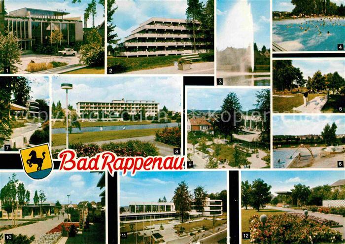 Rappenau Bad Kurhotel Fontaene Kurpark Inhalatorium Hallenbad Kuranlagen