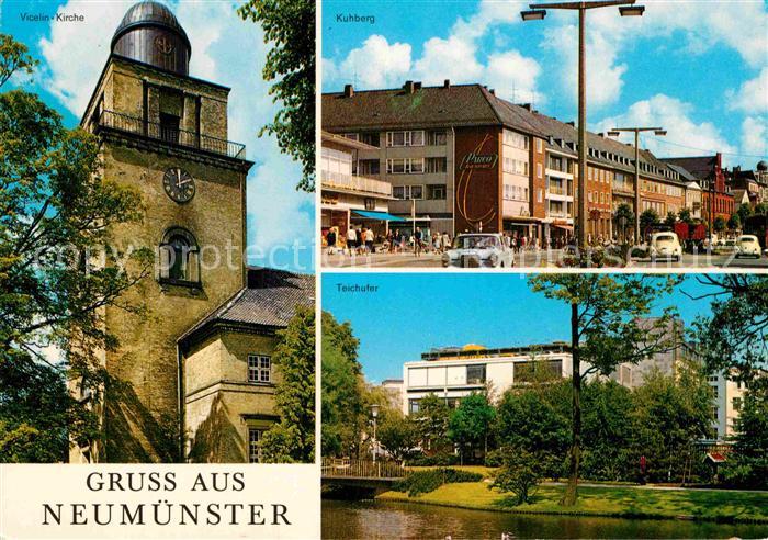 Neumuenster Schleswig-Holstein Vicelin Kirche Kuhberg Teichufer