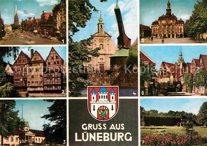 LueNEBURG  CITY Rathaus Kurpark Fachwerkhaeusrer