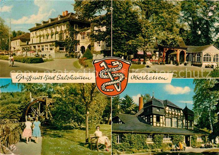 Salzhausen Bad Muehle Fachwerk Kurpark