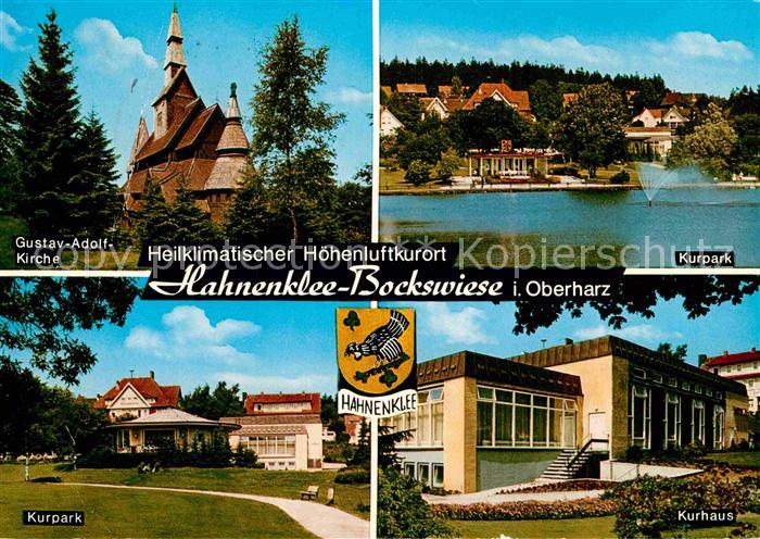 Hahnenklee-Bockswiese Harz Kuranlagen Park Stabskirche