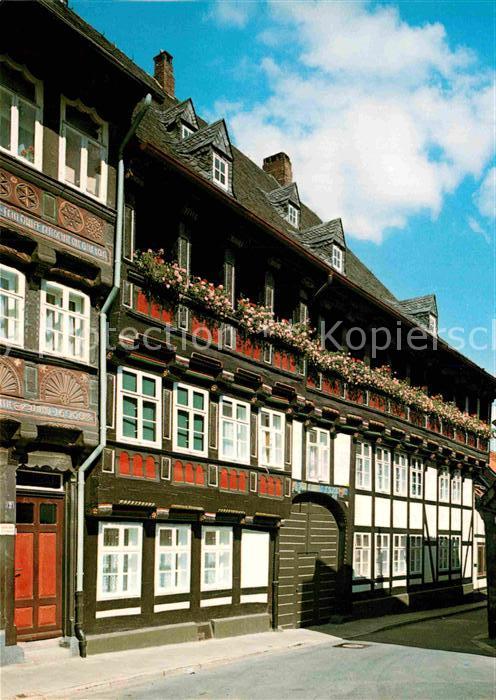 GOSLAR Harz Niedersachsen Fachwerkhaeuser Baeckerstrasse