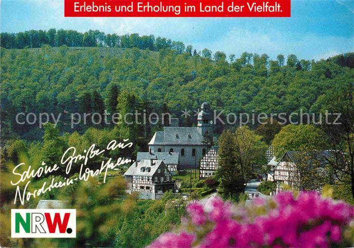 Schmallenberg Nordenau Kirche Fachwerk