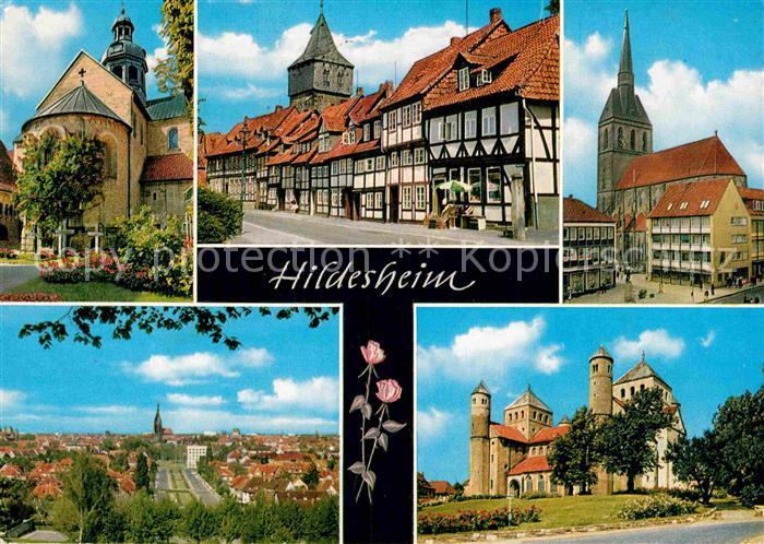 HILDESHEIM  CITY Andreaskirche Kehrwieder Michaeliskirche Rosentock
