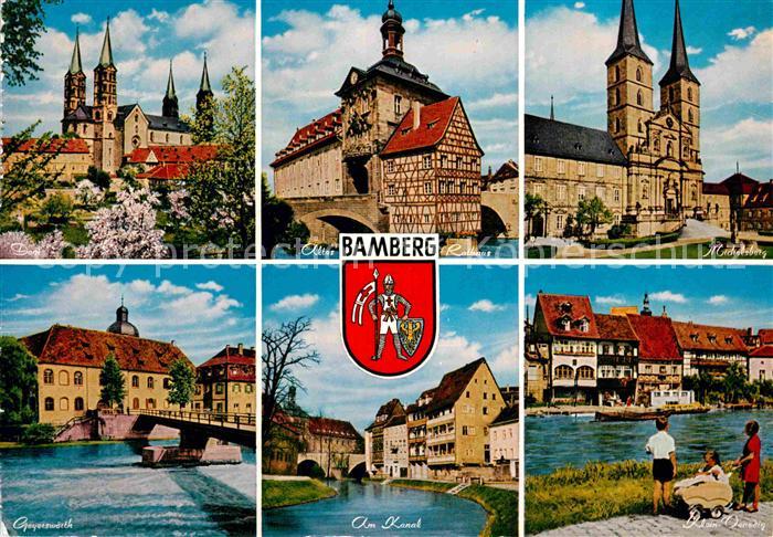 Bamberg Dom Moritzburg Rathaus Kanal Klein Venedig