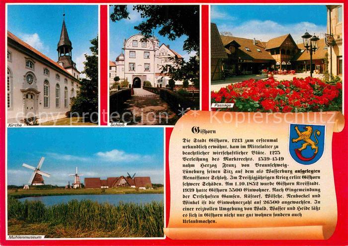 Gifhorn Kirche Schloss Muehlenmuseum Passage