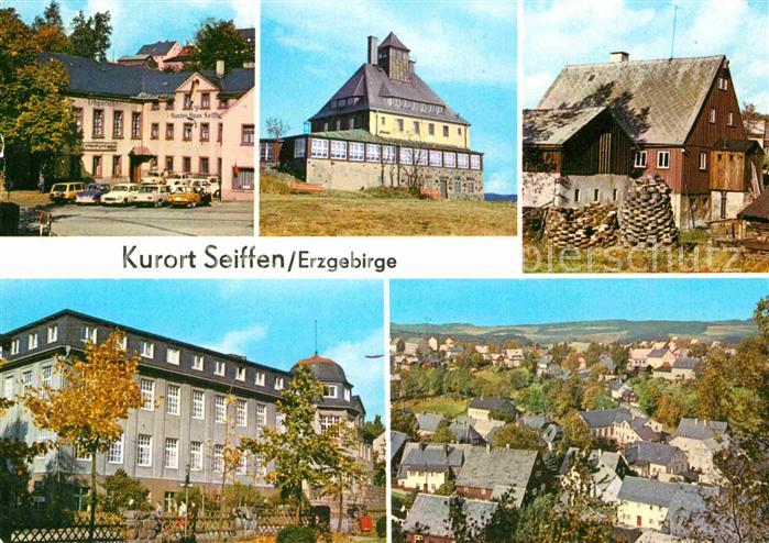 Seiffen Erzgebirge HOG Buntes Haus Schwartenbergbaude Reifendreherei