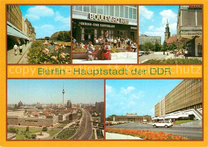 BERLIN  CITY Palast der Republik Rathauspassage Altes Museum