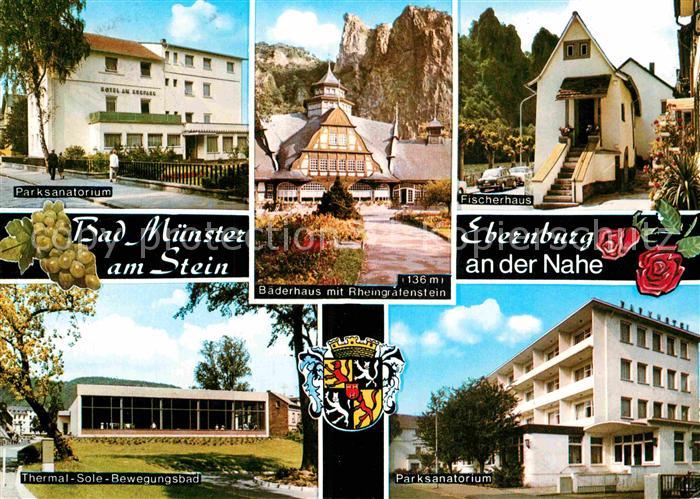 Bad Muenster Stein Ebernburg Parksanatorium Baederhaus Rheingrafenstein Thermals