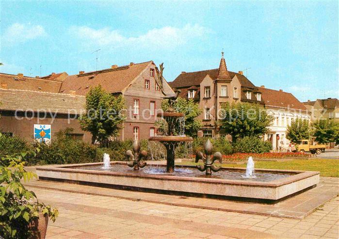 Elsterwerda Wappenbrunnen Markt