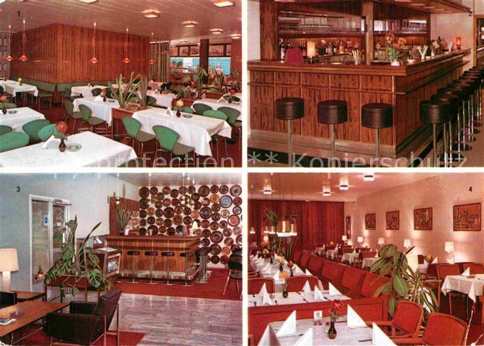 Sassnitz Ostseebad Ruegen Mitropa Ruegen Hotel Arkonabar Hotelhalle