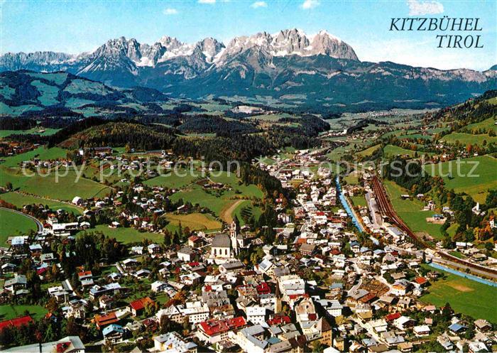 Kitzbuehel Tirol Fliegeraufnahme
