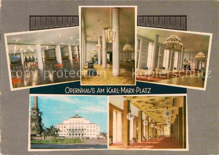 LEIPZIG Sachsen Opernhaus Karl Marx Platz