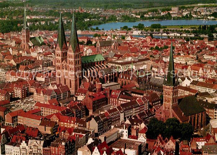 LueBECK  CITY Fliegeraufnahme