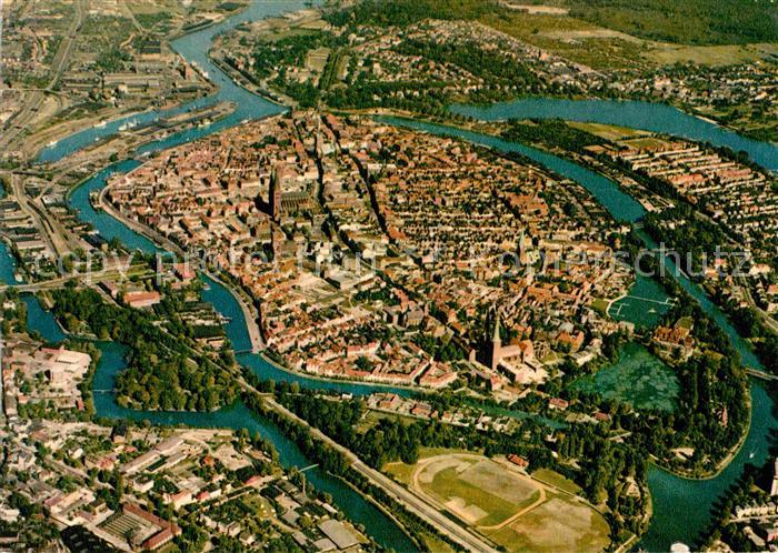 LueBECK  CITY Fliegeraufnahme