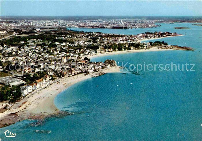 Larmor-Plage Fliegeraufnahme Strand