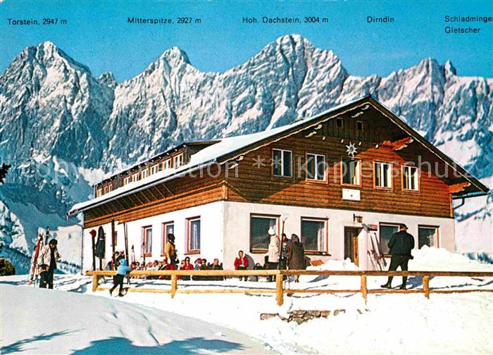 Schladming Obersteiermark Hochwurzenhuette Winter Dachstein