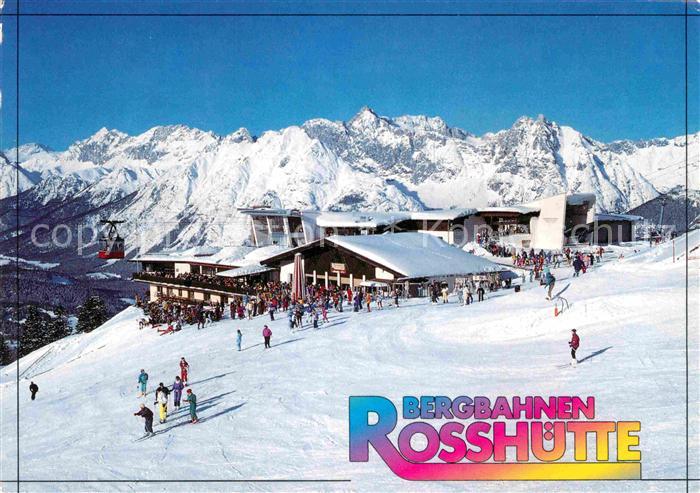 Seefeld Tirol Bergstation Rosshuette Winter Ski