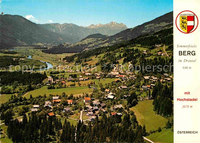 Berg Drautal Fliegeraufnahme Hochstadl