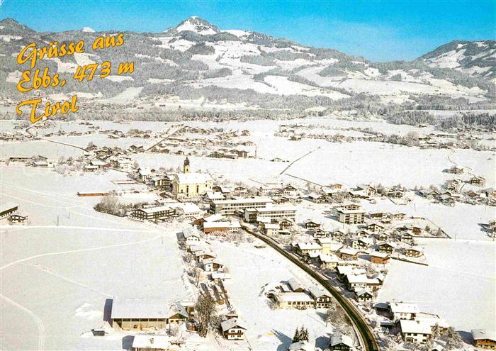 Ebbs Fliegeraufnahme Winter Kirche