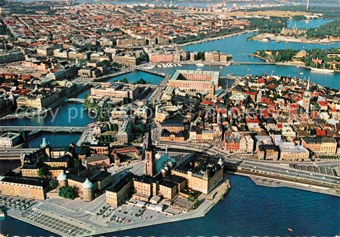 Stockholm Fliegeraufnahme Kirche