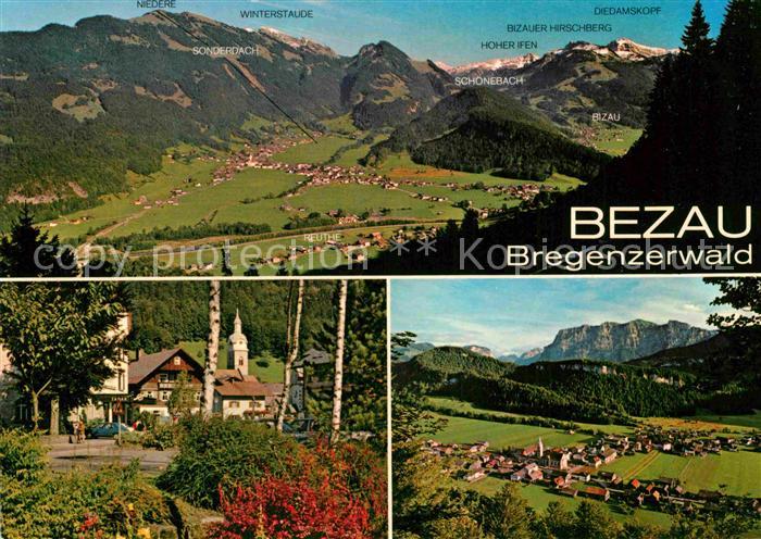 Bezau Vorarlberg Fliegeraufnahme