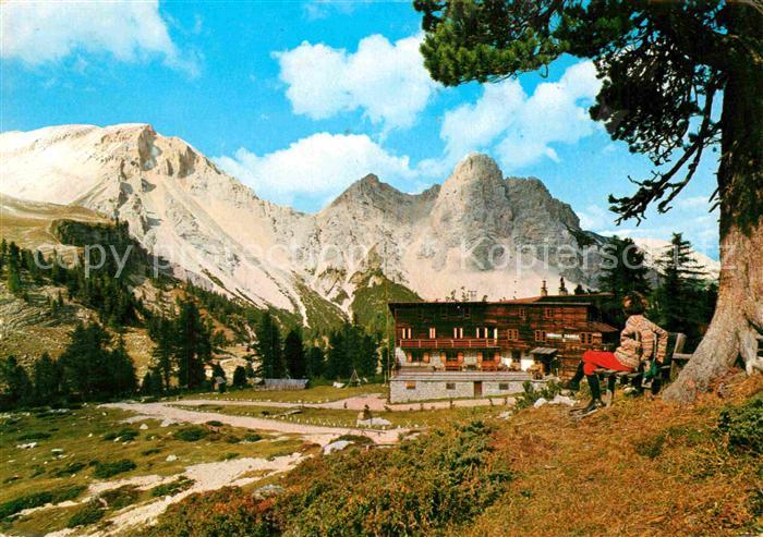 San Vigilio di Marebbe Faneshuette Antonispitze Eisengabelspitze