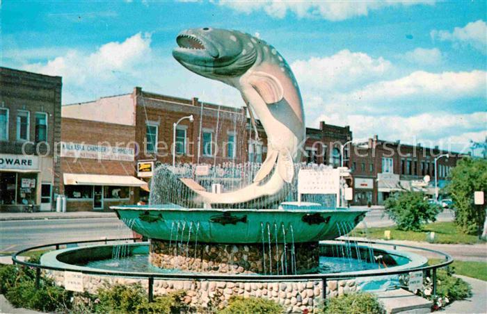 Kalkaska National Trouth Memorial Fountain