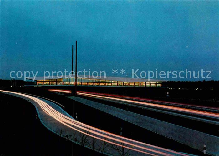 Holdorf Niedersachsen Autobahn-Brueckenrasthaus Dammer Berge