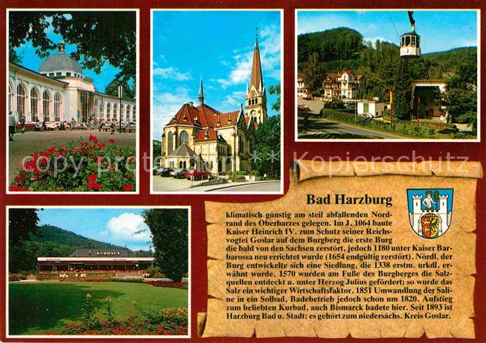 Bad Harzburg Brunnenhalle Luther-Kirche Bergbahn Kurhaus