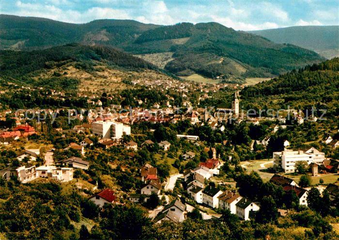 Gernsbach Fliegeraufnahme im Murgtal