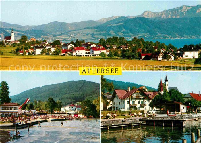 Attersee Freibad Seepartie