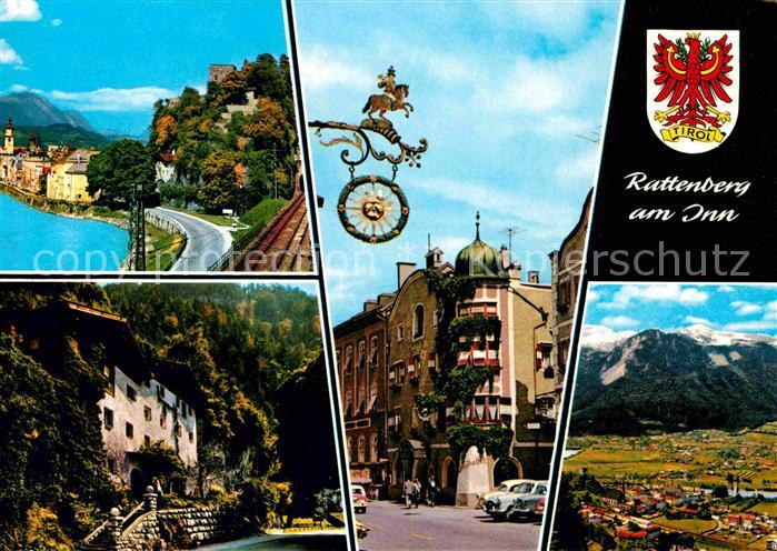 Rattenberg Inn Fliegeraufnahme