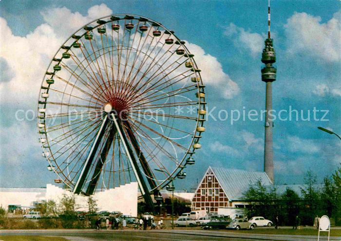 DORTMUND  CITY Bundesgartenschau Euroflor Riesenrad Fernsehturm