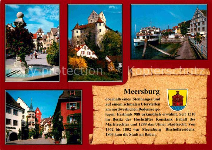 Meersburg Bodensee Unterstadttor Schloss Obertor Hafen