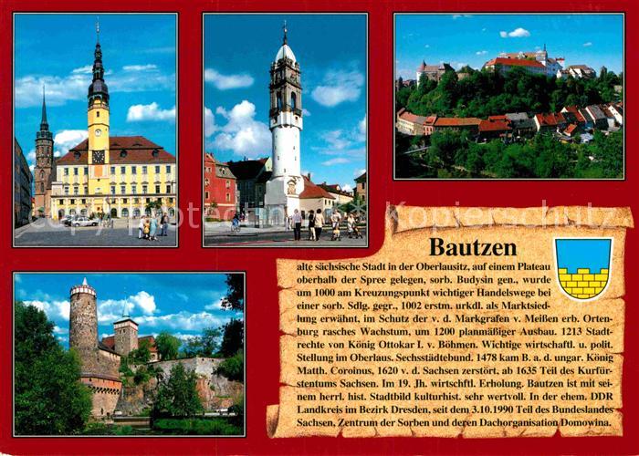 Bautzen Sachsen Fliegeraufnahme Tuerme