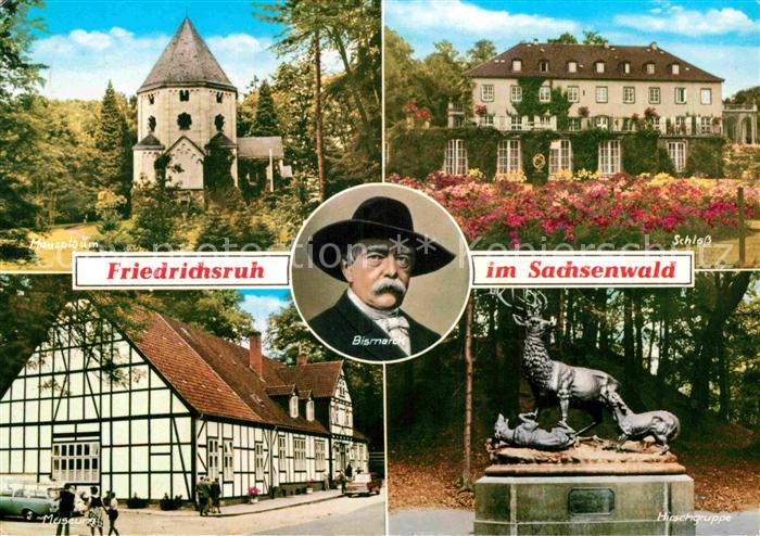 Friedrichsruh Hamburg im Sachsenwald Museum Fachwerk Mausoleum Schloss Hirschgru