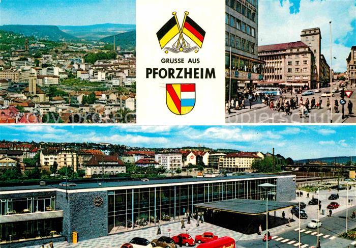 Pforzheim Fliegeraufnahme Ortspartie