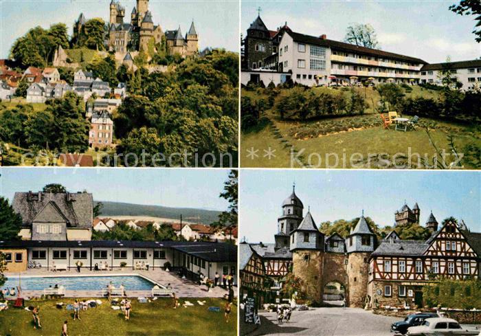 Braunfels Schloss Neurologisches Sanatorium Schwimmbad Marktplatz