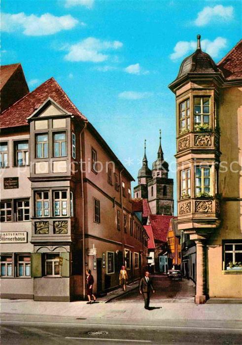 Bayreuth Brautgasse und Stadtkirche