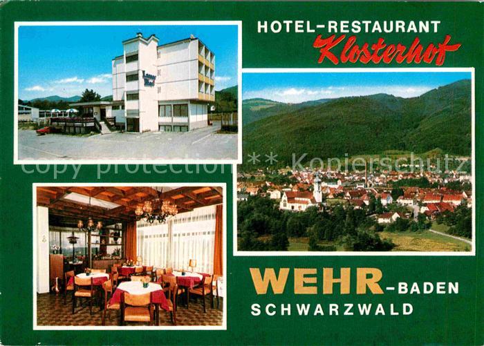 Wehr Baden Hotel Restaurant Klosterhof