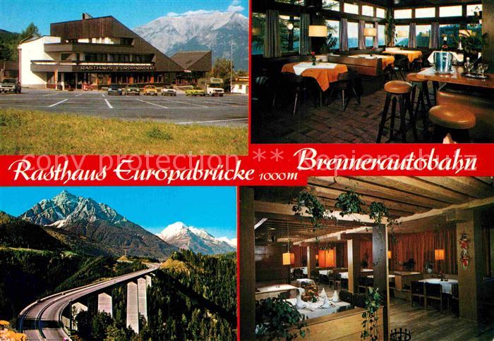 Schoenberg Stubaital Rasthaus Europabruecke Brennerautobahn